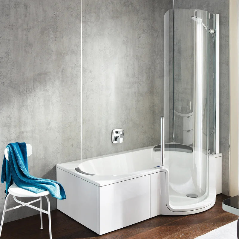 Artweger Twinline 1 Badewanne mit geraden Abschluss